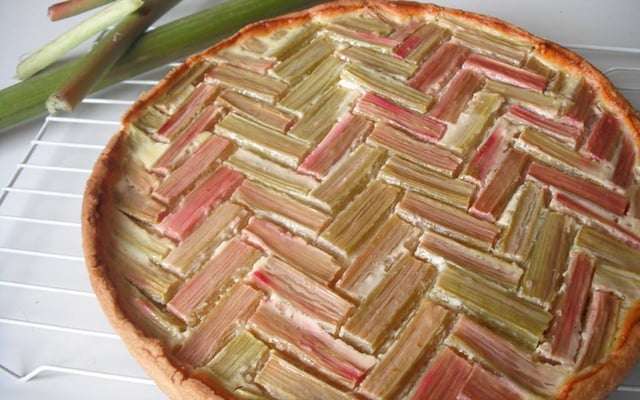 Tarte à la rhubarbe