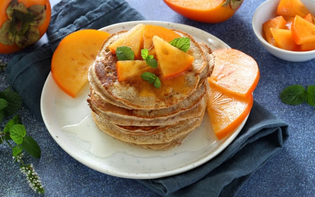 Pancakes aux Kakis Ribera del Xùquer AOP