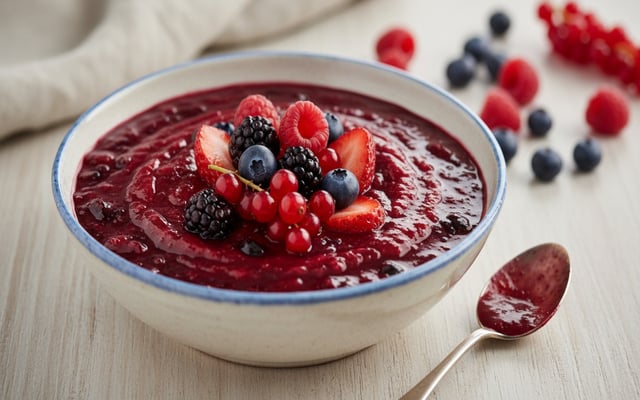 Coulis de fruits rouges express