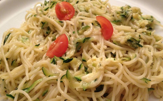 Carbonara aux courgettes