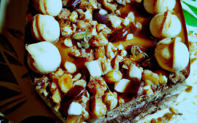 Gâteau aux noix et aux bonbons Mars