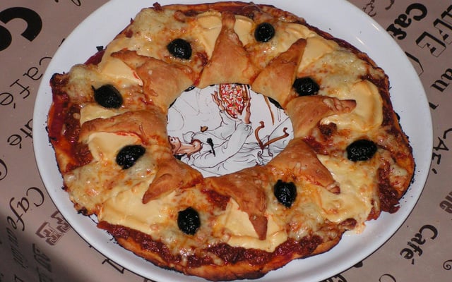 Pizza soleil aux herbes de Provence