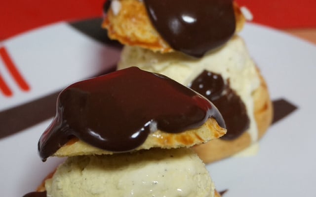 Chouquettes façon profiteroles