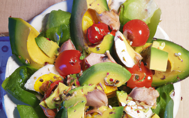 Salade gourmande à l'avocat
