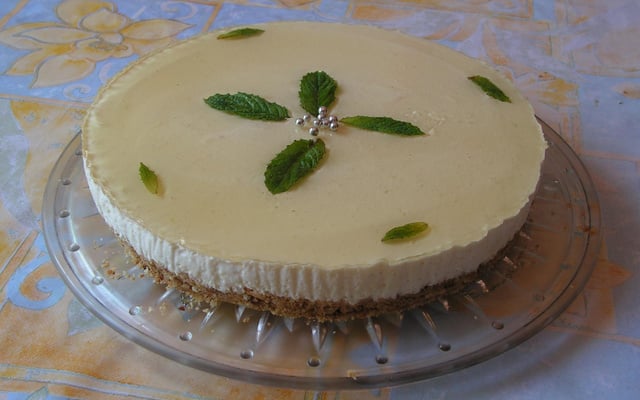 Cheesecake à la menthe