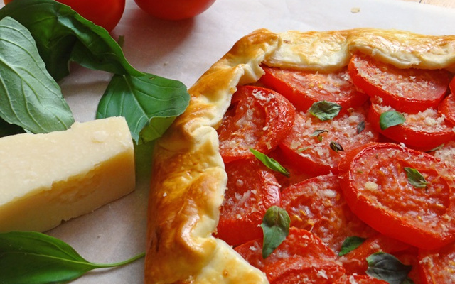 Galette de tomates fraîches