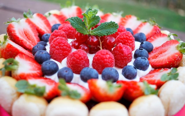 Charlotte aux fruits rouges maison fromage blanc et mascarpone