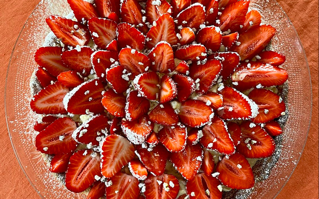 Tarte fraise et mascarpone