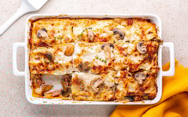 Lasagnes aux champignons