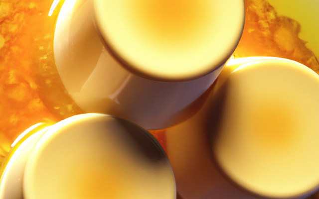 Petits flans de chèvre frais