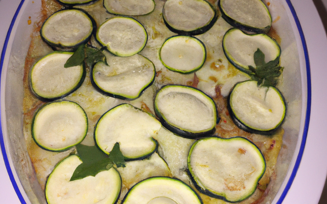 Gratin de courgette très léger