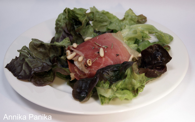 Jambon Grandes Tranches et petits chèvres en version chaude