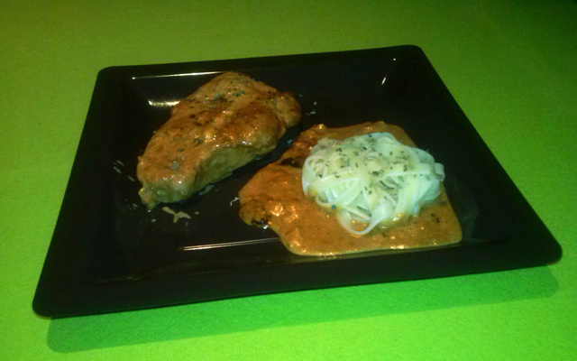 Rôti de porc au Maroilles