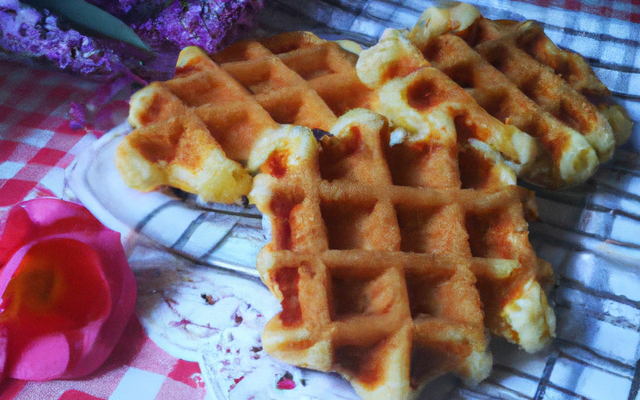 Gaufres goût vanille
