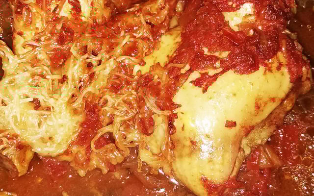 Poulet mariné et grillé, sauce barbecue au soja