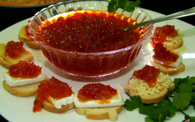 Confiture de poivron rouge facile