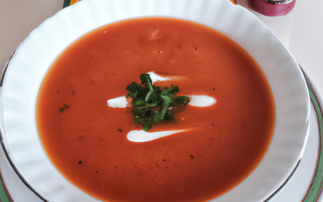 Soupe à la tomate économique