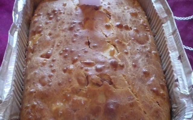 Cake pommes foie gras