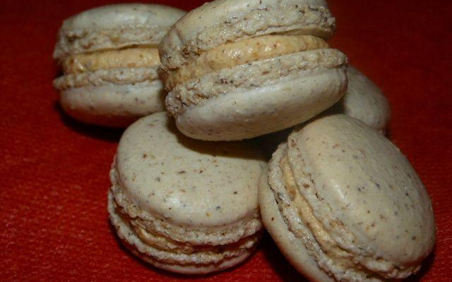Macarons au praliné