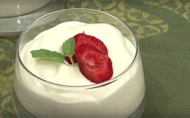 Mousse au chocolat blanc au sucre de canne