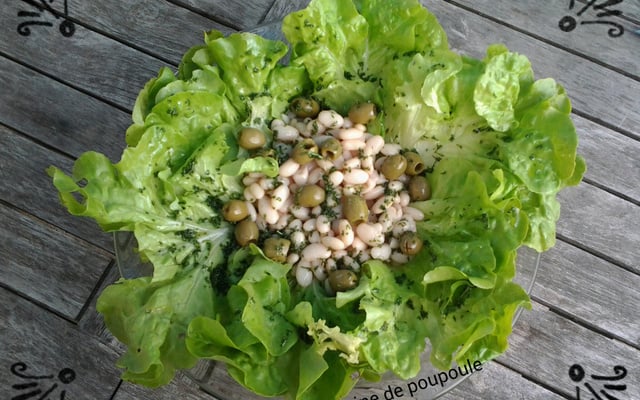 Salade de haricots blancs