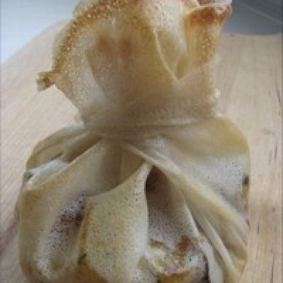 Brick chèvre lardons miel