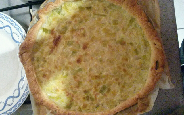 Tarte aux poireaux