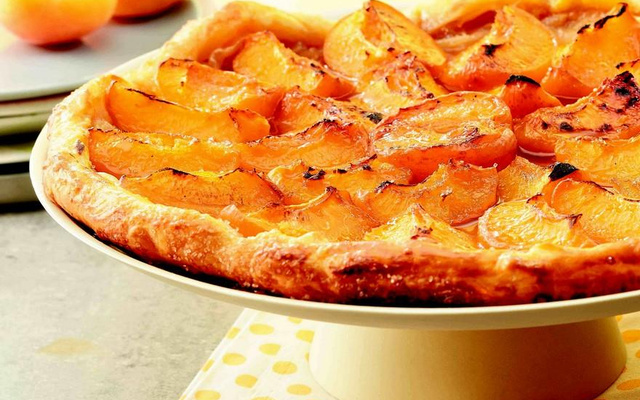 La tarte fine aux abricots