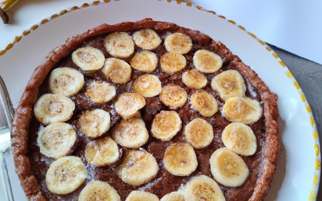 Tarte chocolat-banane