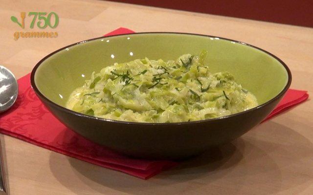 Fondue de poireaux facile