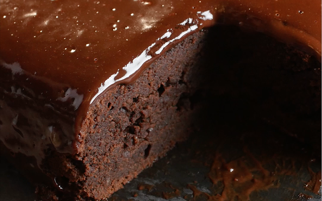 Brownie et son glaçage