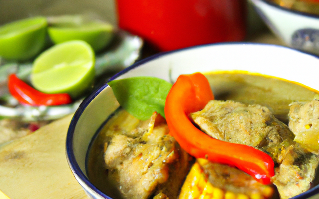 Porc au curry et lait de coco