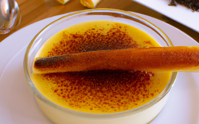 Crème brûlée crème fraîche et vanille