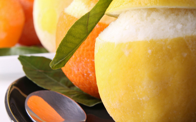 Oranges givrées faciles