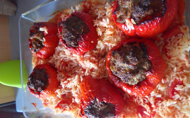 Poivrons farcis onctueux
