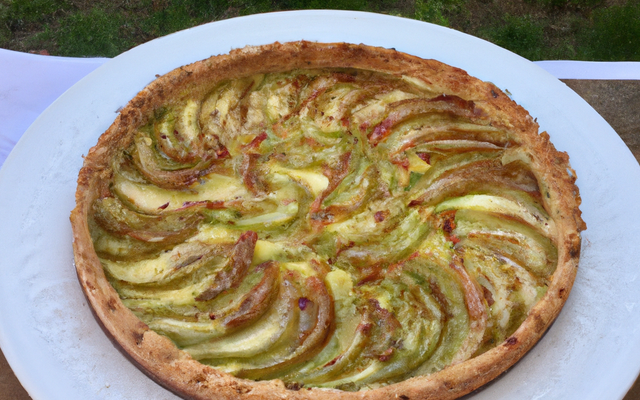 Tarte aux poireaux savoureuse