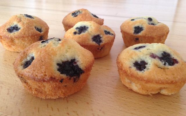 Mini moelleux aux mures