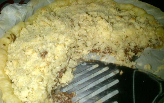 Tarte nutella noix de coco