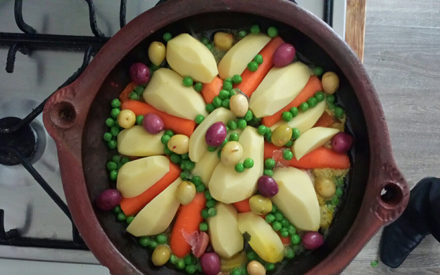 Tajine de poulet aux citrons