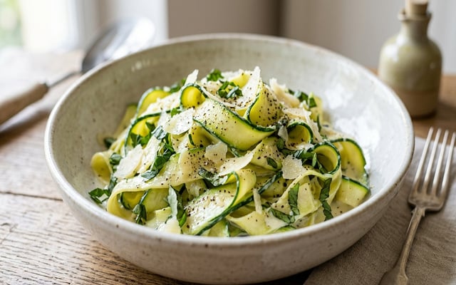 Tagliatelles de courgettes
