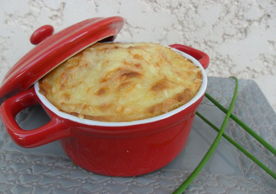 Hachis parmentier au jambon