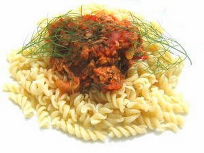 Pâtes au thon et au fenouil