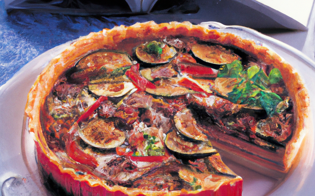 Tarte à la ratatouille et au thon