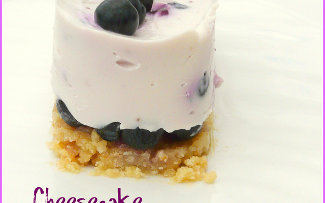 Cheesecake aux myrtilles