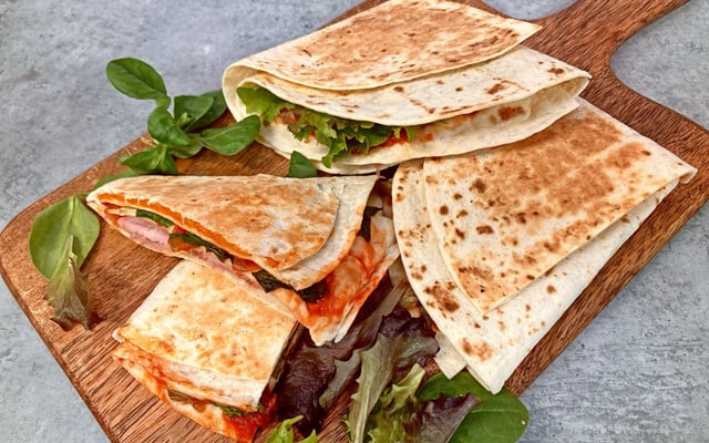 Tortilla wrap hack fromage et jambon