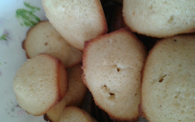 Madeleines aux zestes de citron