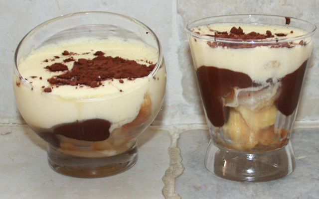 Tiramisu poire chocolat