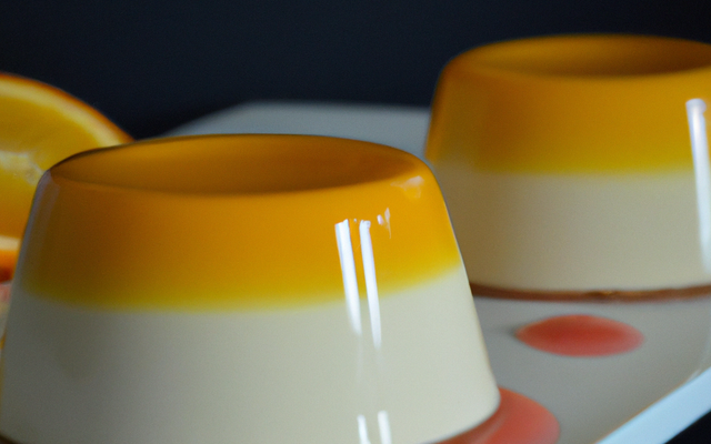 Bavarois à l'orange