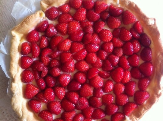 Tarte aux fraises fondante et légère