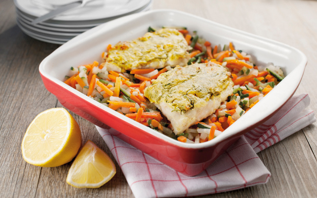 Cabillaud gratiné à la mayonnaise